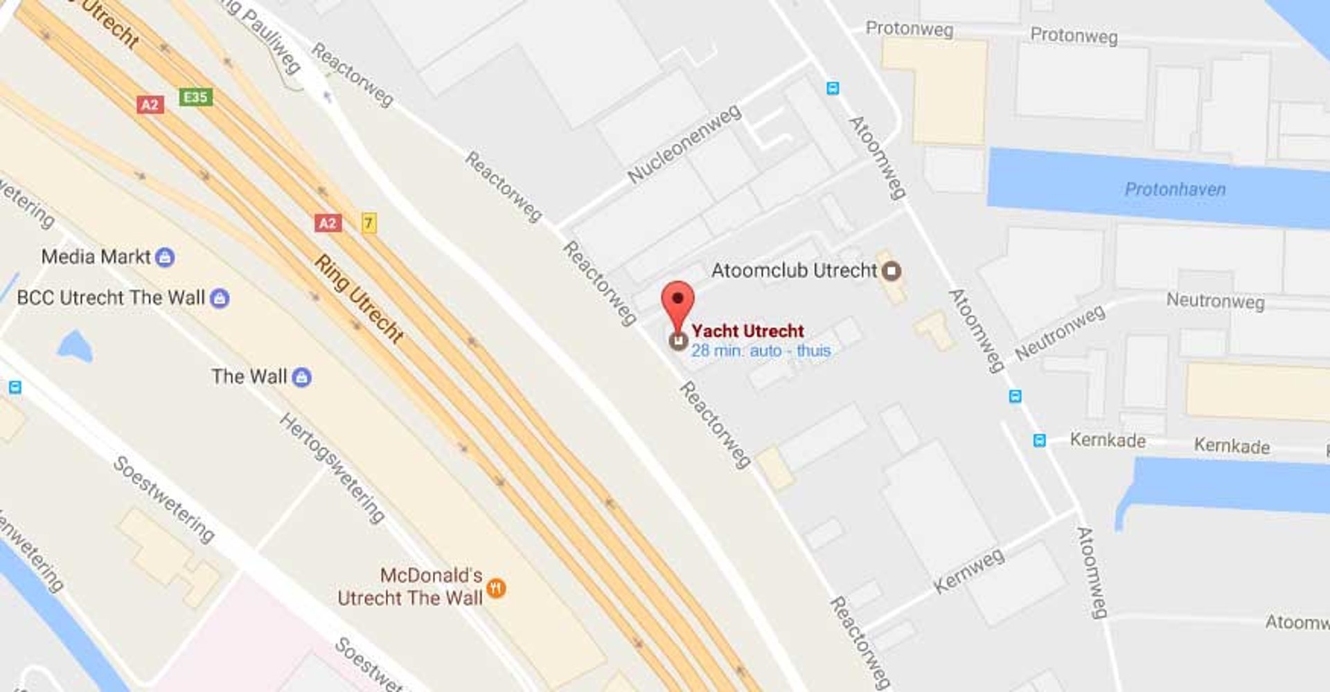 Google maps Yacht Utrecht